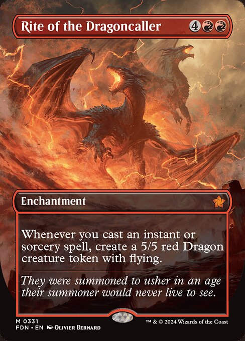 Rite of the Dragoncaller (FDN) (331) / Borderless