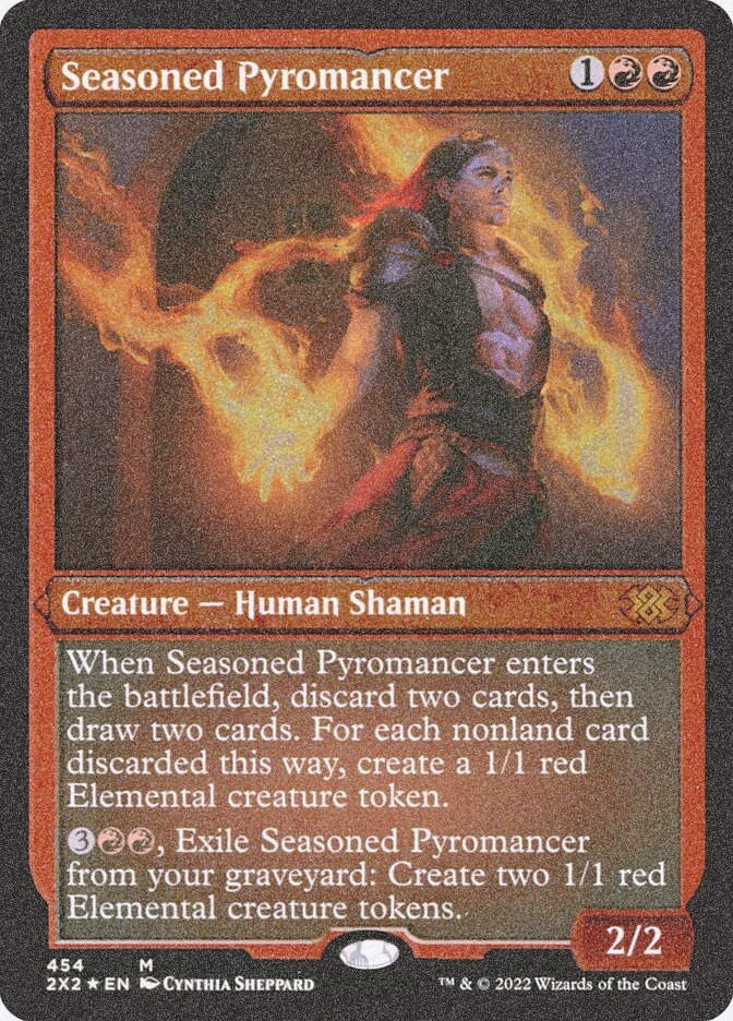 Seasoned Pyromancer (2X2) (454) / Foil Etched