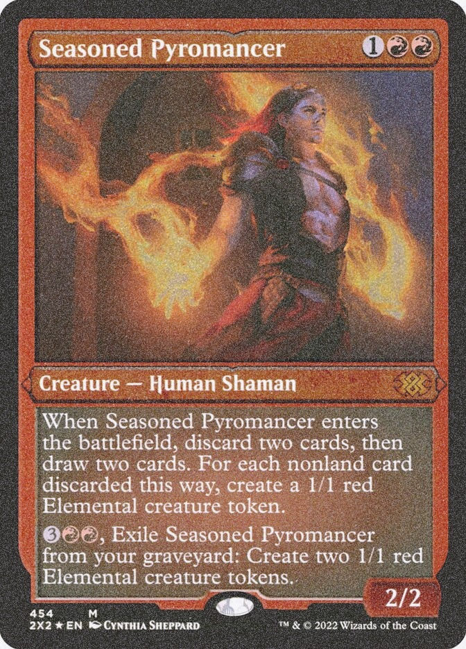 Seasoned Pyromancer (2X2) (454) / Foil Etched
