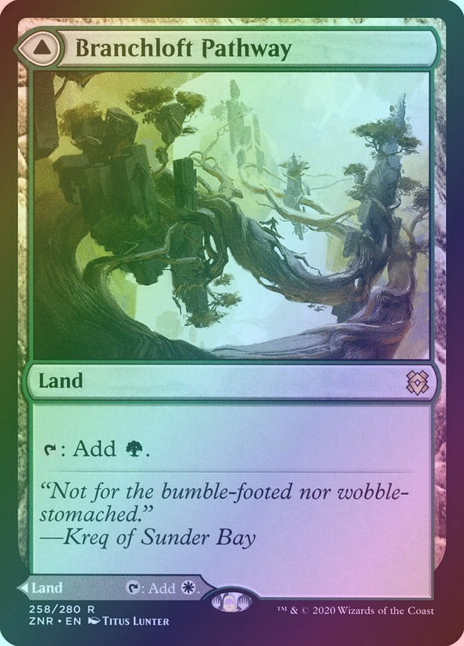 Branchloft Pathway // Boulderloft Pathway (ZNR) (258) / Foil