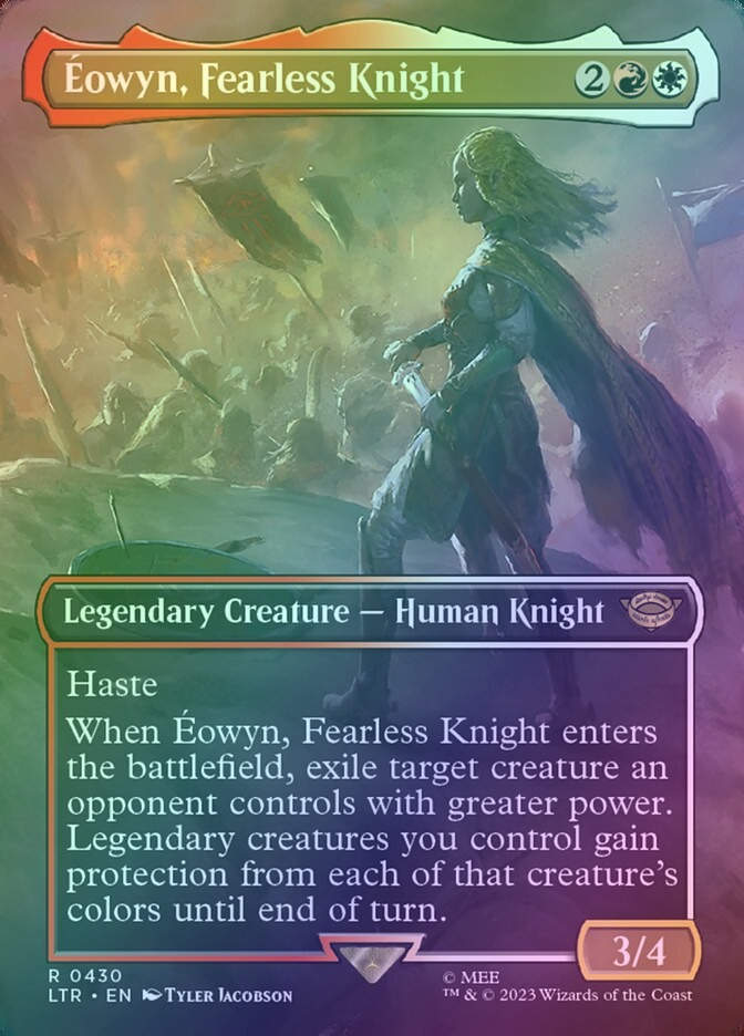 Éowyn, Fearless Knight (LTR) (430) / Borderless / Foil