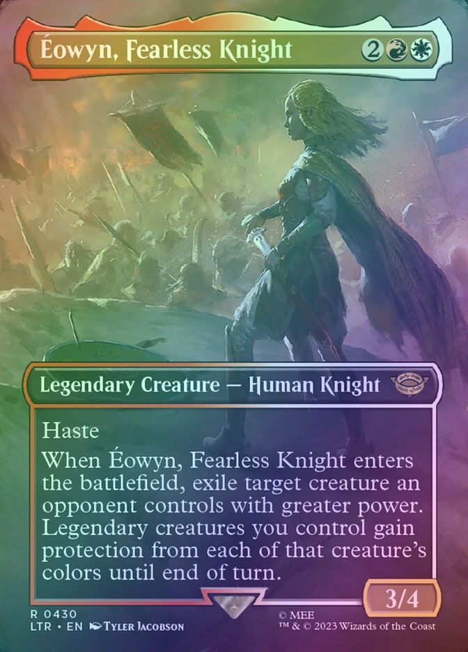 Éowyn, Fearless Knight (LTR) (430) / Borderless / Foil