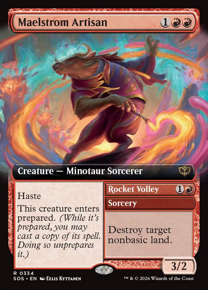 Maelstrom Artisan // Rocket Volley (SOS) (334) / Extended Art
