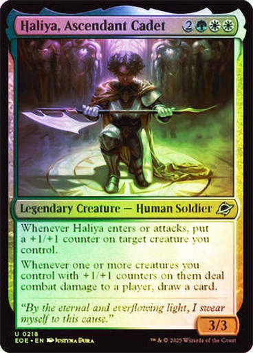 Haliya, Ascendant Cadet (EOE) (218) / Foil