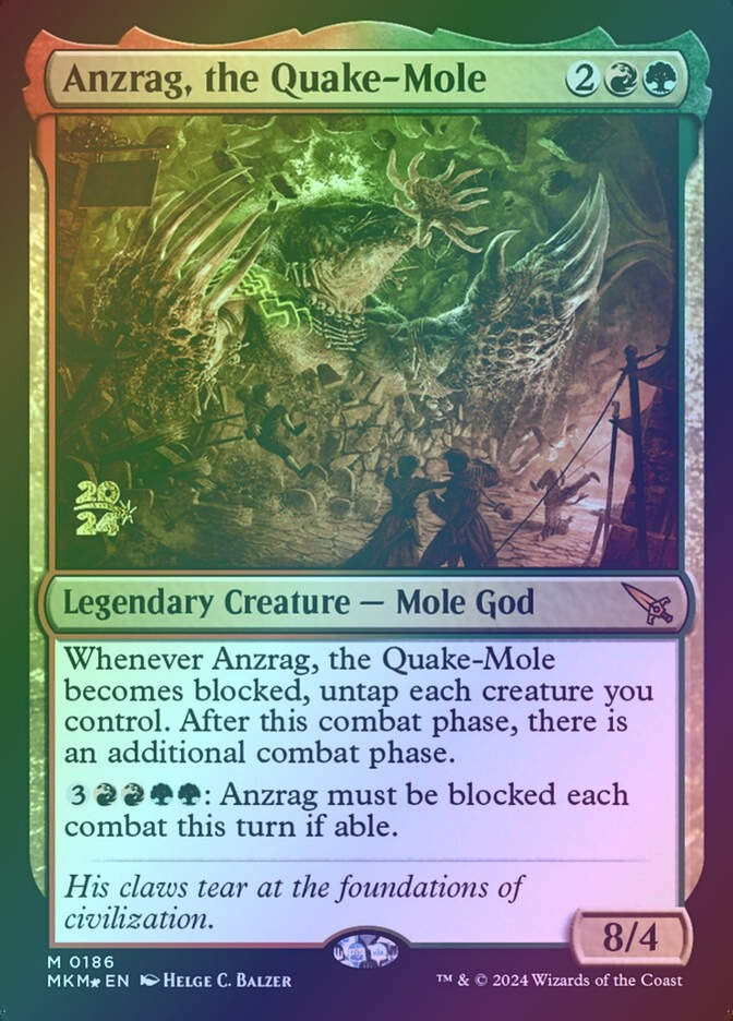 Anzrag, the Quake-Mole (PMKM) (186s) / Foil