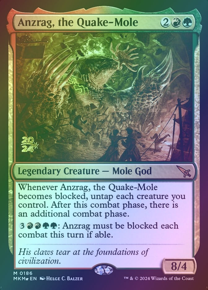 Anzrag, the Quake-Mole (PMKM) (186s) / Foil