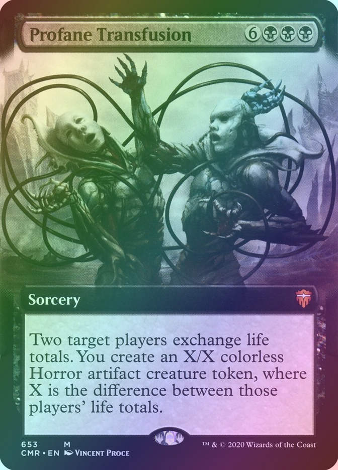 Profane Transfusion (CMR) (653) / Extended Art / Foil
