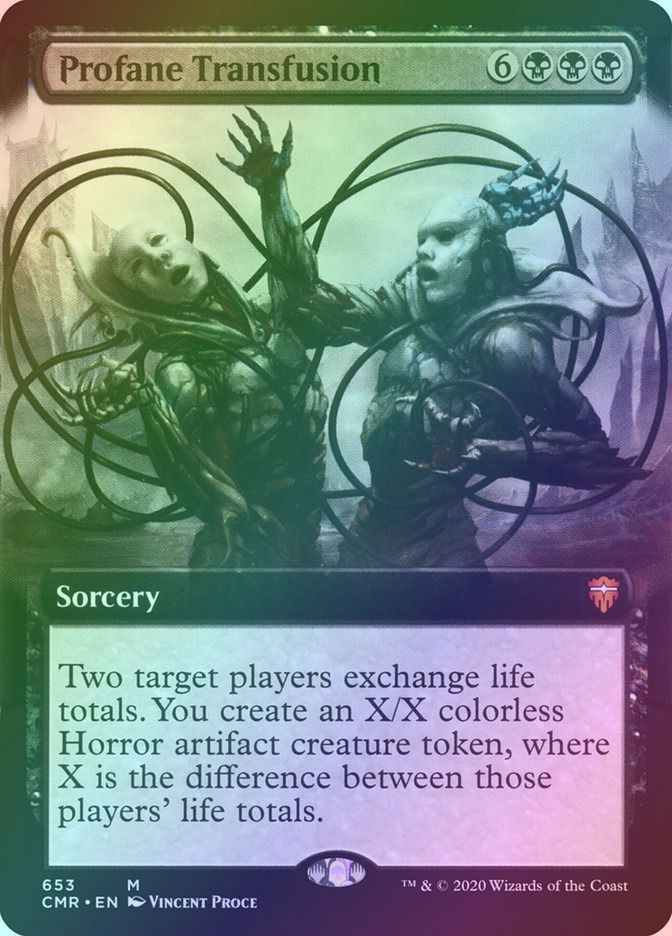 Profane Transfusion (CMR) (653) / Extended Art / Foil