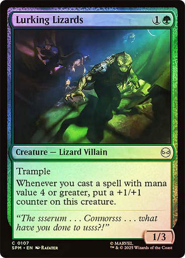 Lurking Lizards (SPM) (107) / Foil