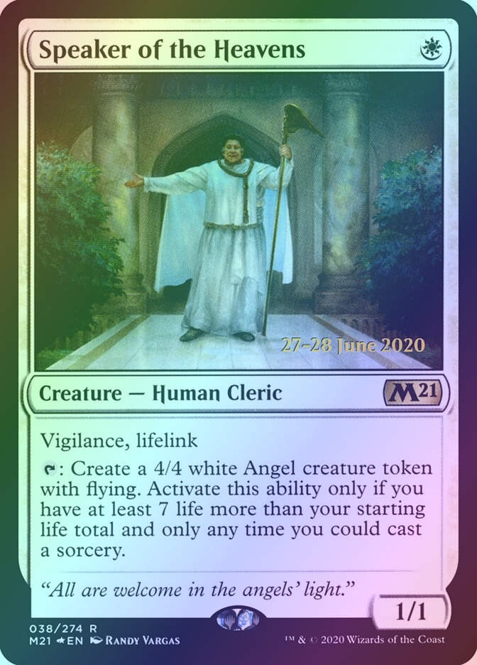 Speaker of the Heavens (PM21) (38s) / Foil