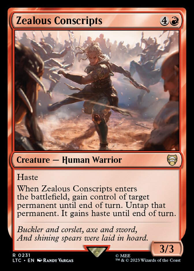 Zealous Conscripts (LTC) (231)