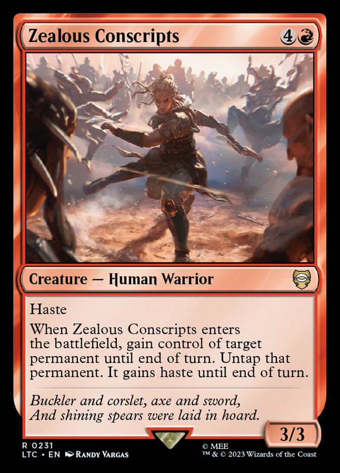 Zealous Conscripts (LTC) (231)
