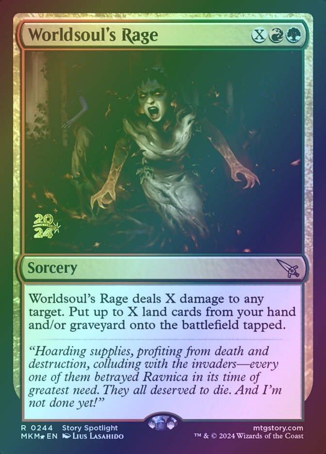 Worldsoul's Rage (PMKM) (244s) / Foil