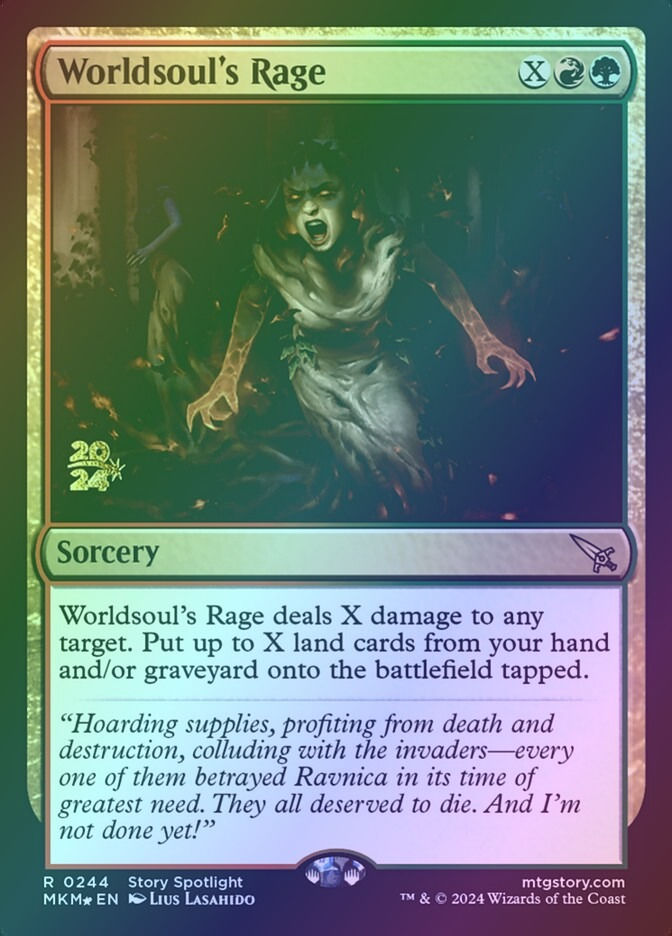Worldsoul's Rage (PMKM) (244s) / Foil