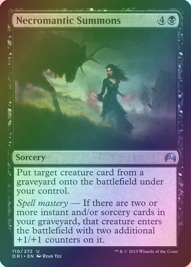 Necromantic Summons (ORI) (110) / Foil