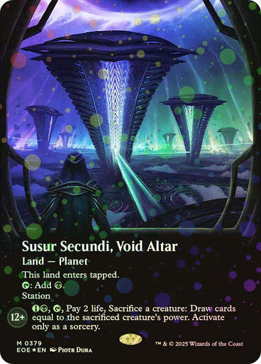 Susur Secundi, Void Altar (EOE) (379) / Borderless Galaxy Foil