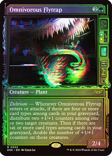 Omnivorous Flytrap (DSK) (322) / Foil / Showcase