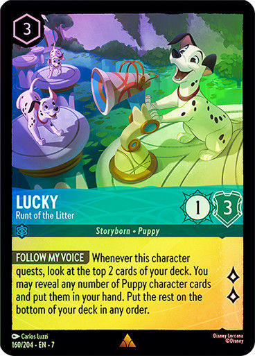Lucky - Runt of the Litter (LOR_ARC) / Foil