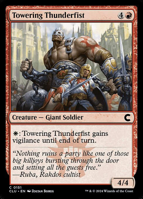 Towering Thunderfist (clu) (151)