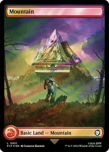 Mountain (pip) (851) / Surge Foil