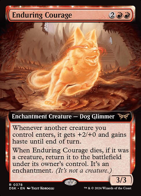 Enduring Courage (DSK) (378) / Extended Art