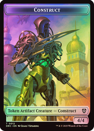 Construct (TDRC) (12) // Nalaar Aetherjet (TDRC) (16) / Foil — cara 1 de 2