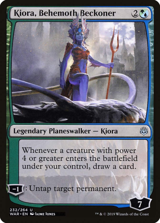 Kiora, Behemoth Beckoner (WAR) (232)
