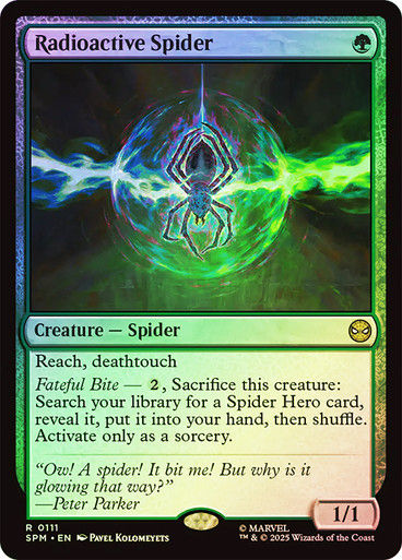 Radioactive Spider (SPM) (111) / Foil