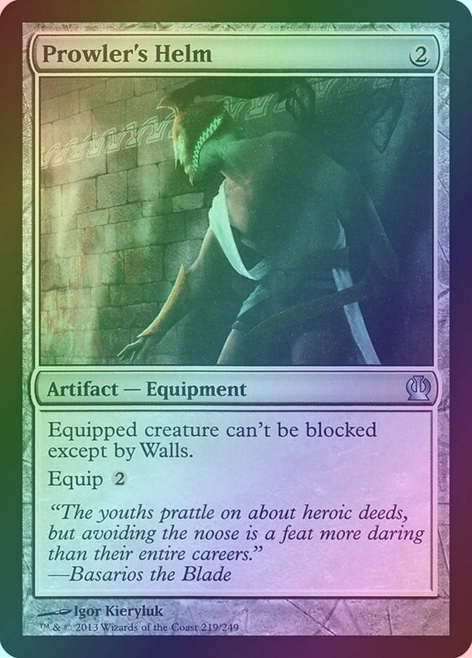 Prowler's Helm (THS) (219) / Foil