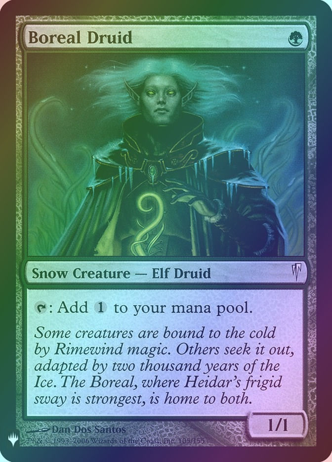 Boreal Druid (PLST) (CSP-105) / Foil