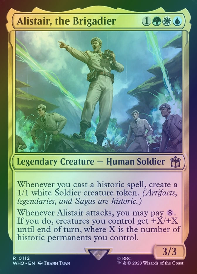 Alistair, the Brigadier (WHO) (112) / Foil