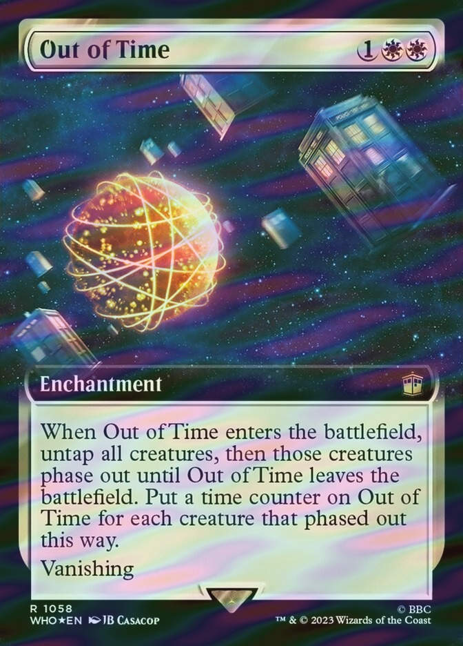 Out of Time (WHO) (1058) / Extended Art / Surge Foil