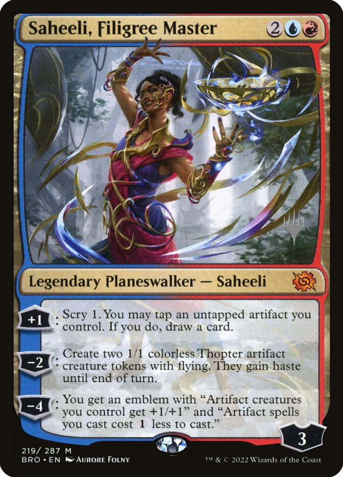 Saheeli, Filigree Master (PBRO) (219p)