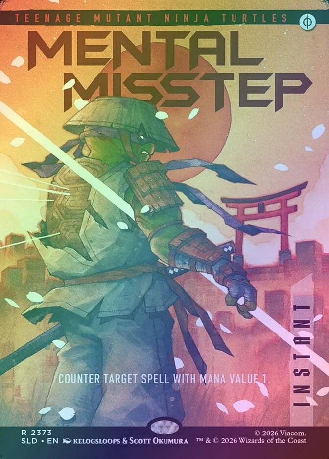Mental Misstep (SLD) (2373) / Borderless / Foil
