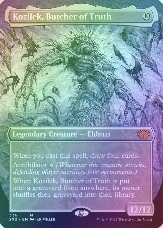 Kozilek, Butcher of Truth (2X2) (336) / Borderless / Foil