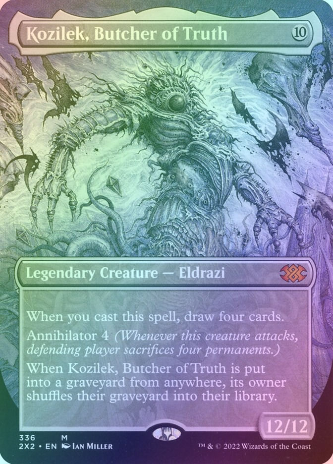 Kozilek, Butcher of Truth (2X2) (336) / Borderless / Foil