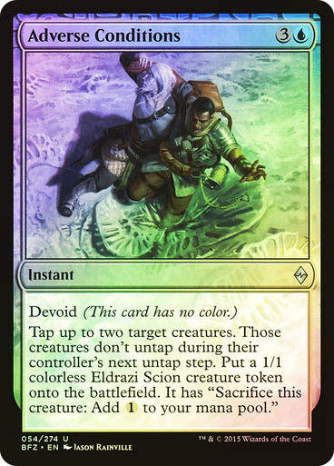 Adverse Conditions (BFZ) (54) / Foil