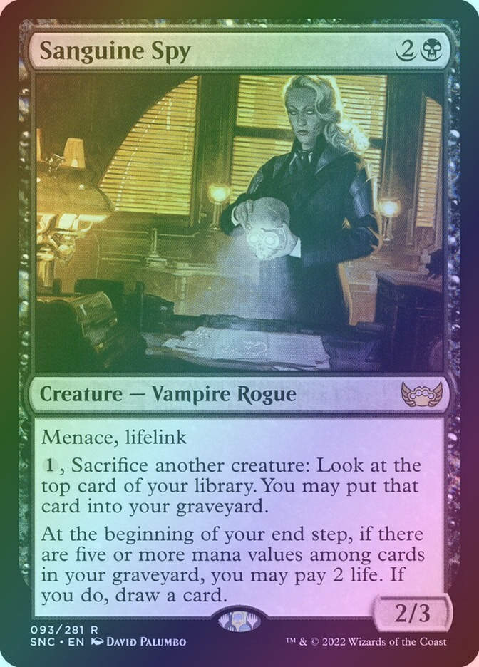 Sanguine Spy (SNC) (93) / Foil