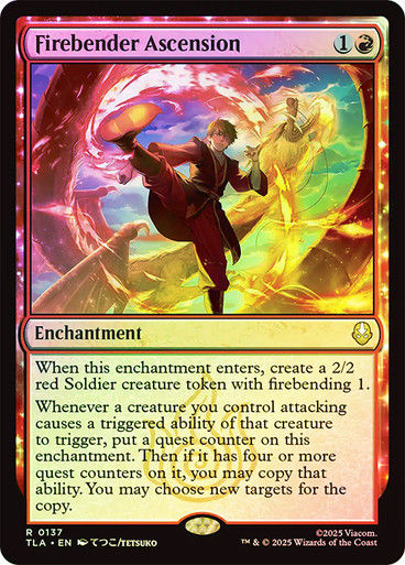 Firebender Ascension (TLA) (137) / Foil
