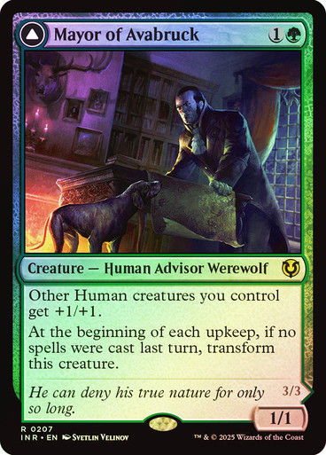 Mayor of Avabruck // Howlpack Alpha (INR) (207) / Foil — cara 1 de 2