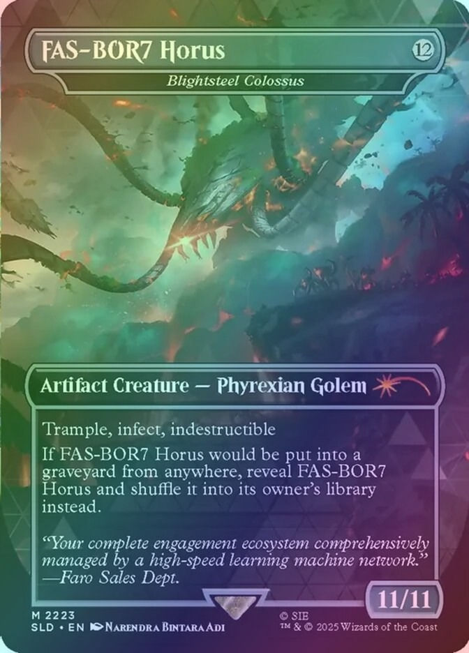 Blightsteel Colossus (SLD) (2223) / Borderless / Foil
