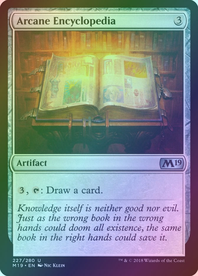 Arcane Encyclopedia (M19) (227) / Foil
