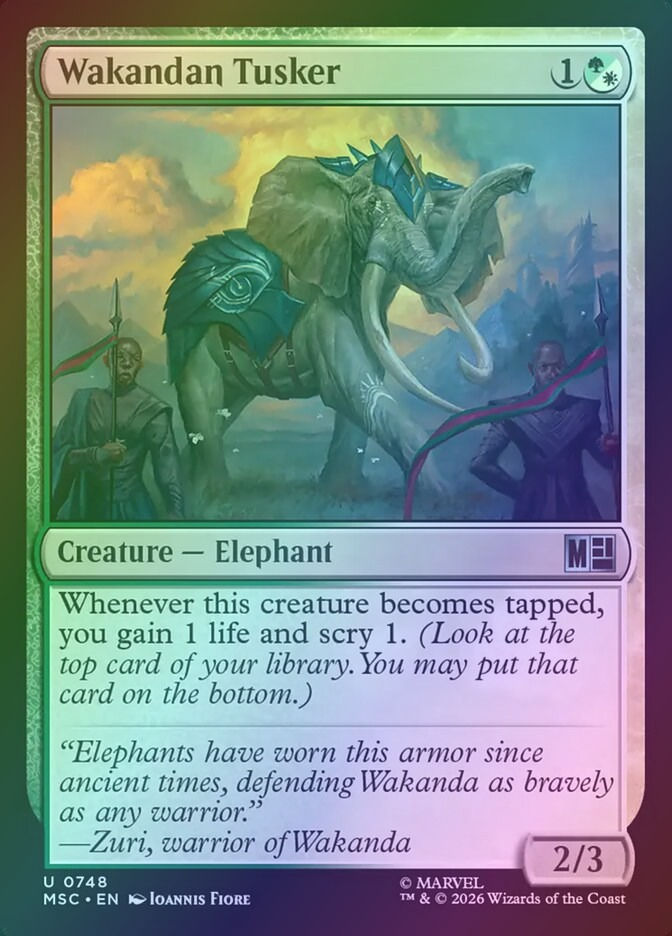 Wakandan Tusker (MSC) (748) / Foil