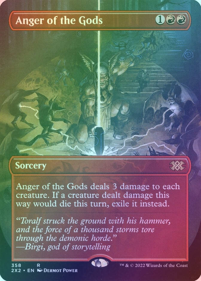 Anger of the Gods (2X2) (358) / Borderless / Foil