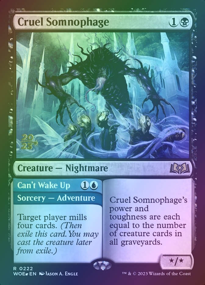 Cruel Somnophage // Can't Wake Up (PWOE) (222s) / Foil