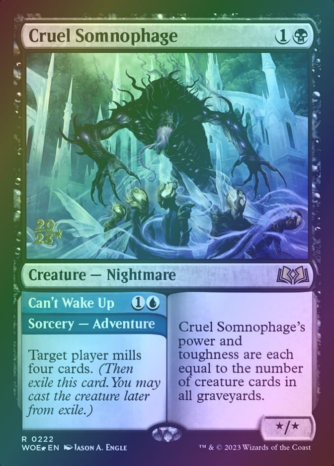 Cruel Somnophage // Can't Wake Up (PWOE) (222s) / Foil