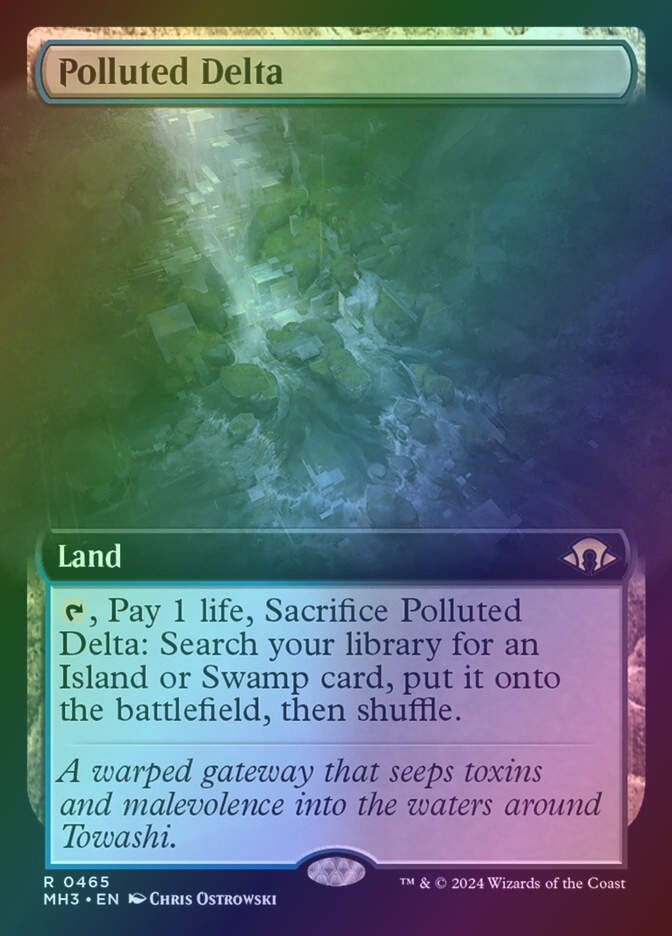 Polluted Delta (MH3) (465) / Extended Art / Foil