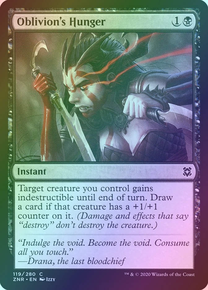 Oblivion's Hunger (ZNR) (119) / Foil