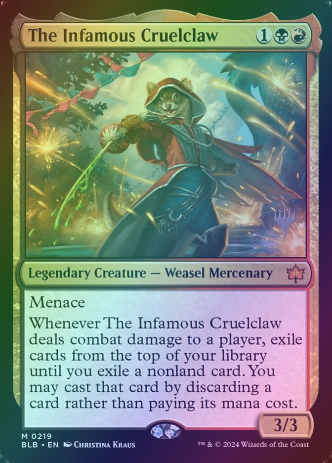 The Infamous Cruelclaw (PBLB) (219p) / Foil