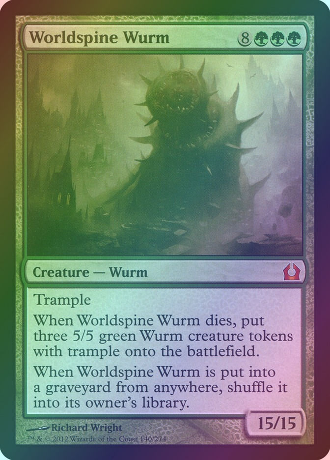 Worldspine Wurm (RTR) (140) / Foil